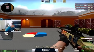 S1mple (NAVI) playing CS:GO training Aim