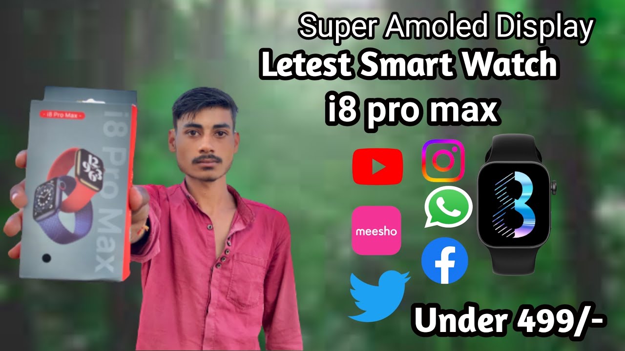 i8 Pro Max Smart Watch Under Rs.499 In Meesho Unboxing And Review 🔥🔥🔥 YouTube