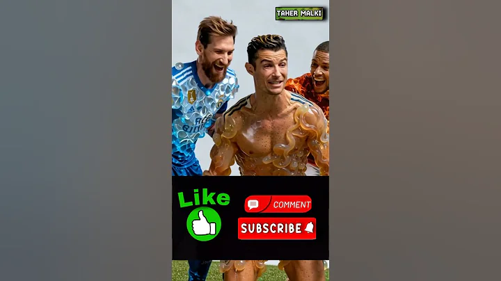 Messi, Neymar & Mbappé’s Cat vs Ronaldo’s Cats #ronaldo #goat #messi #ronaldoai #aifunnyshorts