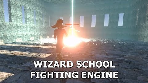 Wizard School Fighting Engine - Third Person Template Trailer Unity Asset Store