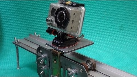 DIY Camera Slider - Mini Dolly Rail - Test Video