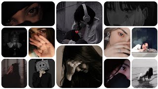 💔sad dp | broken heart girl black dpz🥺sad girl dp😭alone girl dp photo| miss you pose  screenshot 5