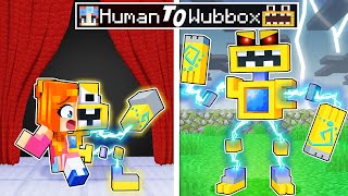 From HUMAN to WUBBOX in Minecraft!