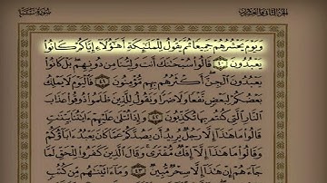 د. عاصم اللحيدان اليوم الرابع و الثمانون سورة سبأ من الآية ١٥ حتى الآية ٥٤