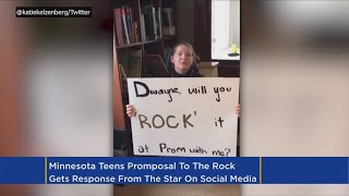 Dwayne 'The Rock' Johnson Responds To Stillwater Student's Promposal