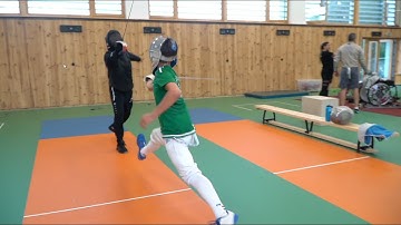 Daniel Lendvai sabre fencer - introduction video short