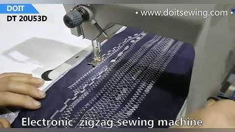 How to use electronic zigzag sewing machine 20U53D