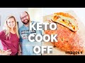 Bacon, Egg &amp; Cheese Pockets VS Chicken &amp; Broccoli Bowls | Keto Cookoff Episode 6