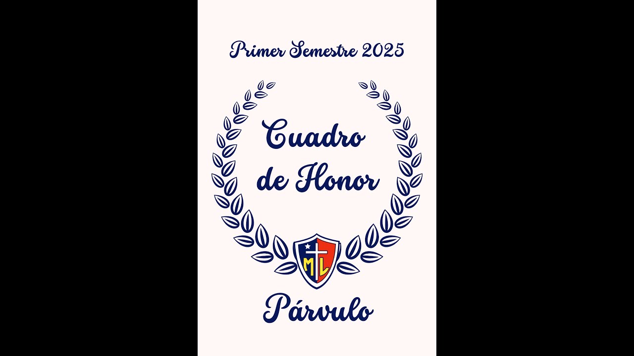 CUADROS DE HONOR ESTUDIANTES - PRIMER SEMESTRE  2025