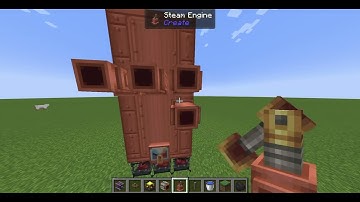 How to Make a Steam Engine (Minecraft Create Mod)