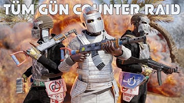TÜM GÜN COUNTER RAİD ATARAK ZENGİN OLDUK ! - RUST TÜRKÇE