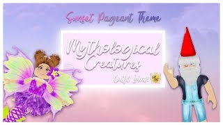 Royale High Creating Mythological Creature Themed Outfits! Sunset Island Pageant Theme Ideas!