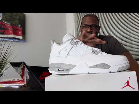 Air Jordan 4 Retro White/Fire Red-Tech Grey-Black CT8527-100