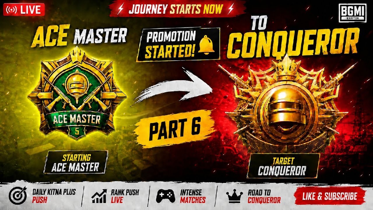 PART 6 🔥 Ace Master To Conqueror Journey Begins 😱 - YouTube