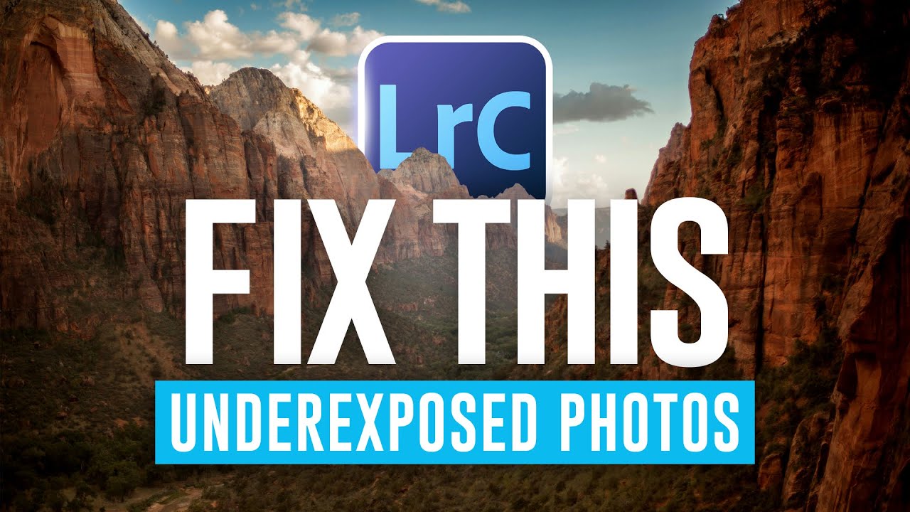 How to Fix DARK And Underexposed Photos in Lightroom