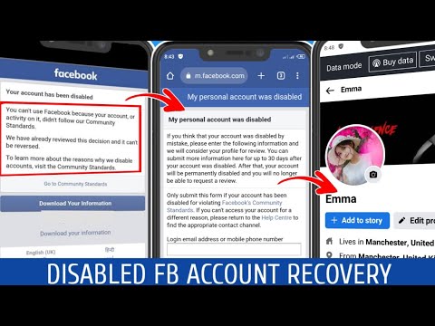 How to Recover Disable Facebook Account || Disabled Facebook Account ...