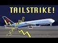 TAILSTRIKE! Can an aircraft hit the tail?