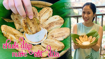 CHUỐI ĐẬP NƯỚC CỐT DỪA MIỀN TÂY bằng nồi chiên không dầu