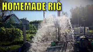 DIY Drilling Rig Build | First Well to 142'… Artesian Flow