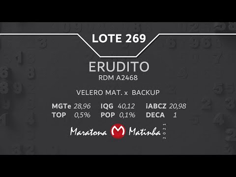 LOTE 269 Maratona Matinha