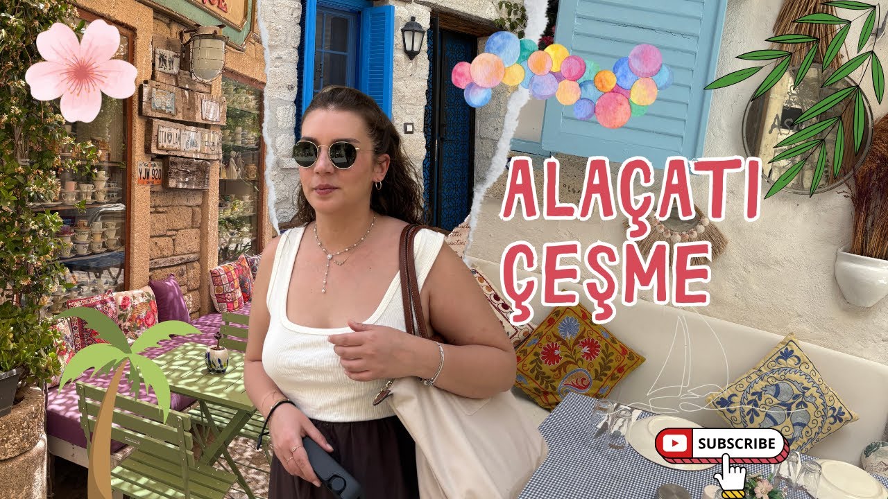 Çeşme’de Nerede Kalınır? 🏡 | Alaçatı’da Kumru, Sokaklar, Sakızlı Kurabiye 🍪 | Tatil Vlogu 2025