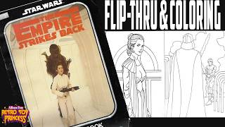 Vintage Kenner 1980 Empire Strikes Back Coloring Book & Flip-Thru Vintage Kenner 1980 Empire Strikes Back Coloring Book & Flip-Thru