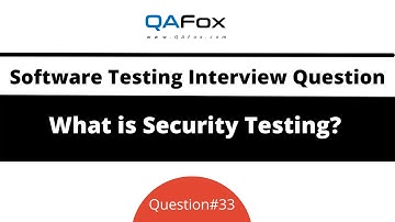 What is Security Testing  (Software Testing Interview Question #33)