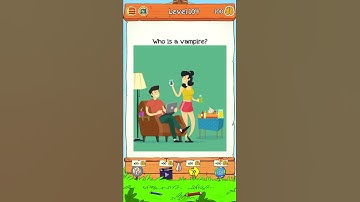 Braindom 2 Riddles Level 67 Who is a vampire? Gameplay Solution Walkthrough