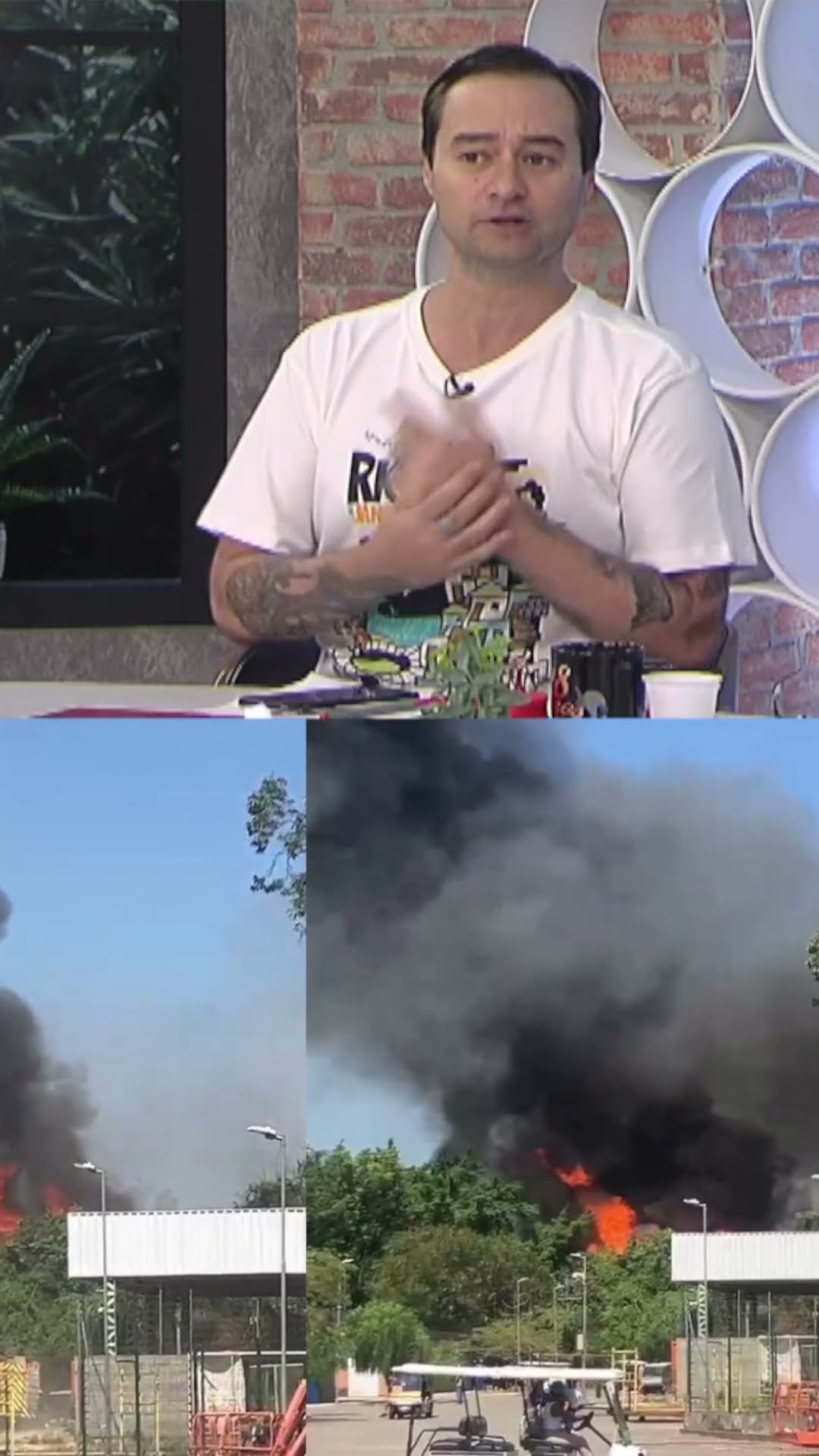 Colunista revela detalhes sobre incêndio que atingiu cidade cenográfica da Globo