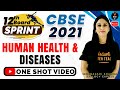 Human Health and Disease Class 12 One Shot | Class 12 Board Exam 2021 Preparation | Meenakshi Ma'am