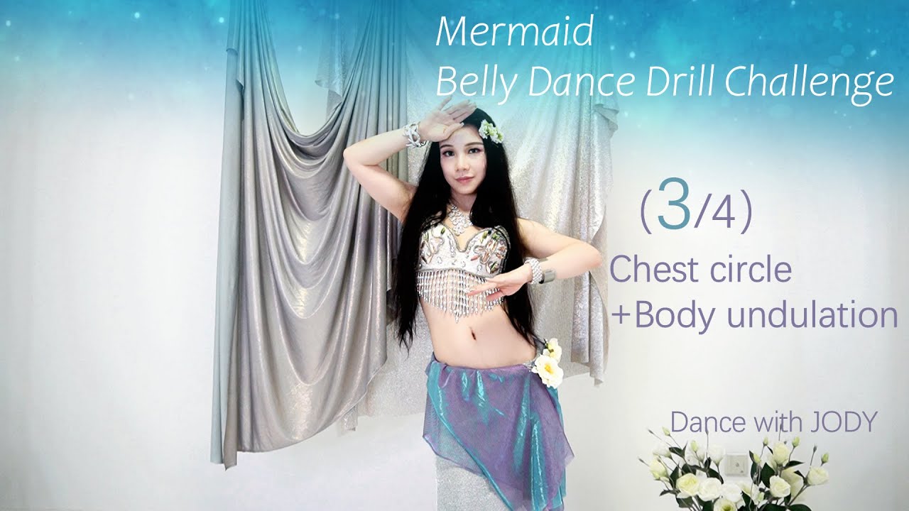 Belly dance Drill challenge for beginner ♠（3/4）♠ Tribal fusion belly