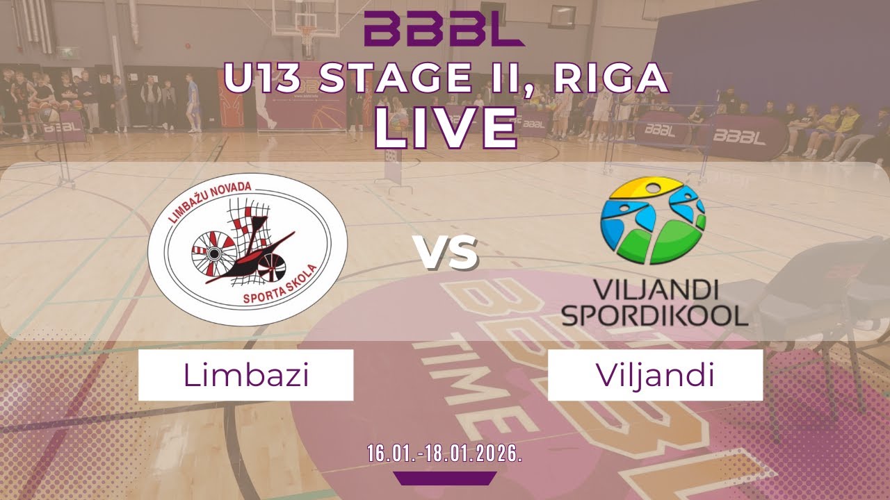 Viljandi SK 2013 vs Limbaži 2013 | BBBL U13 | Stage II