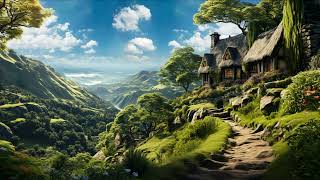3- Hours The shire - The Hobbit Inspired music | Moving Clouds and Relaxation Ambiance |