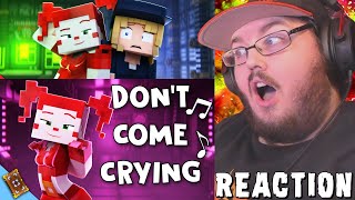 Video thumbnail of "Don't Come Crying [VERSION A] Minecraft FNAF SL Animated Music Video (Song by TryHardNinja) REACTION"