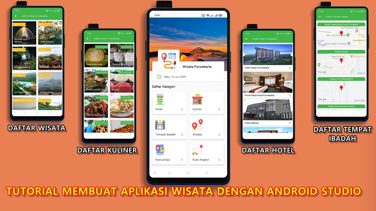 Tutorial Membuat Aplikasi Wisata Dengan Android Studio - Youtube