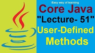 Famous User-Defined Methods "Core java tutorial for beginners Lecture- 51 in हिंदी" Net Worth