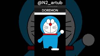 DOREMON!!!!!!!!!!!  #colors #design #python #programming #creative #shortvideo #satisfying #shorts