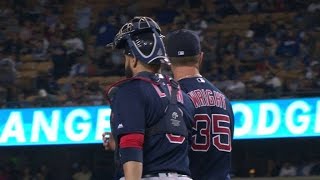 BOS@LAD: Wright finishes his first career shutout
