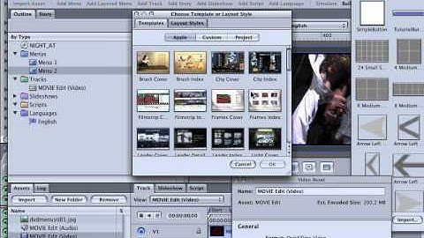 DVD Studio Pro Tutorial | 101 | Simple Buttons 2