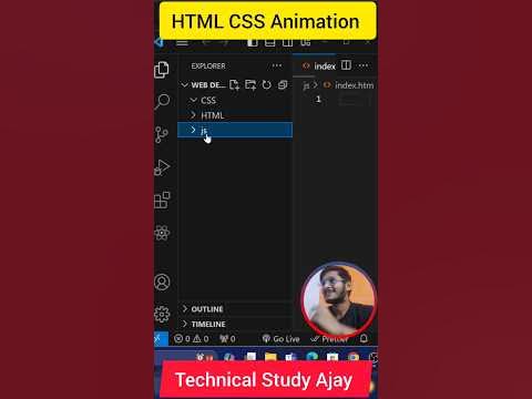 how to make file and folder in Vs Code in just 2second || #html #css # ...