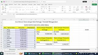 Belajar Excel Rumus  Index Match