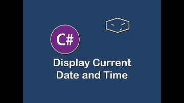 display current date and time in c#