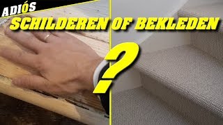 TRAP SCHILDEREN BEKLEDEN?/ Wat is goedkoper?? - YouTube