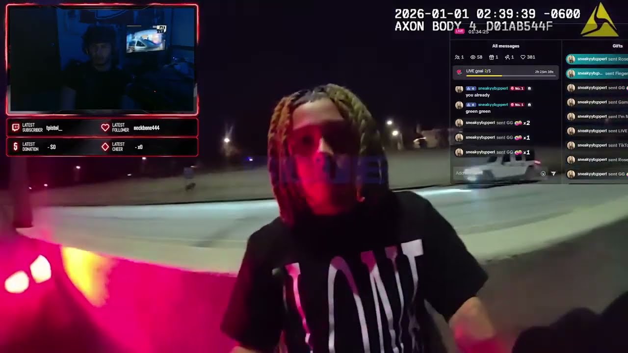 HE CRASHED INTO THE POLICE AND DIDNT EVEN KNOW REACTION!