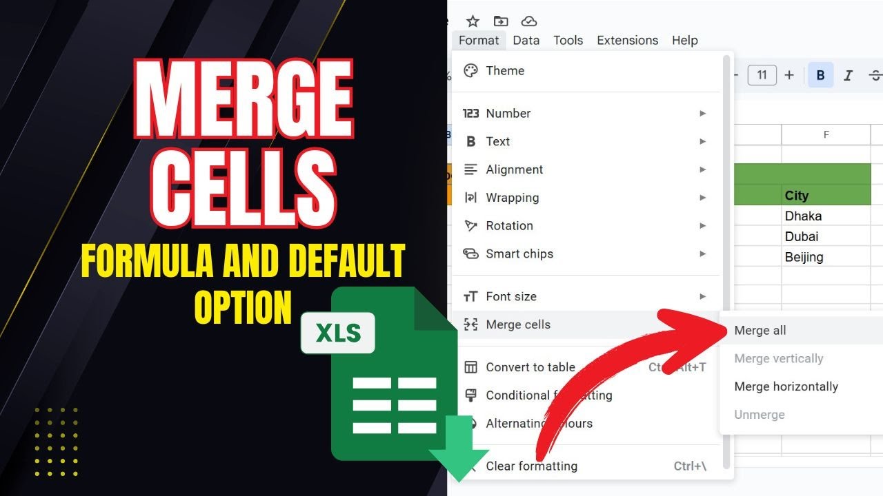 How To Merge Cells In Google Sheets 2025 || Merge Cells In Different ...