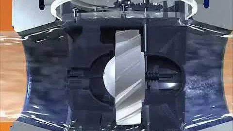 Woltman water meter working