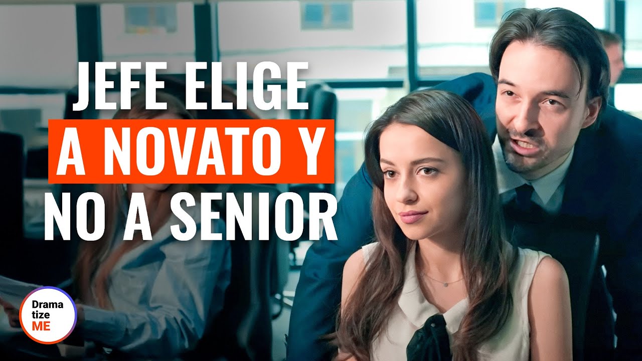Jefe elige a novato y no a senior  | @DramatizeMe Español