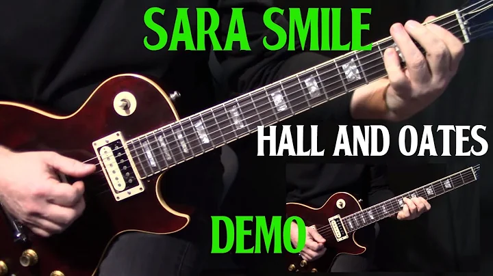 how to play "Sara Smile" on guitar by Hall & Oates | guitar lesson tutorial | DEMO