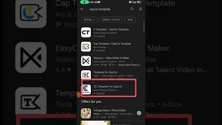 How to download capcut template app || capcut template download app #short #cctemplateapp #shorts screenshot 1