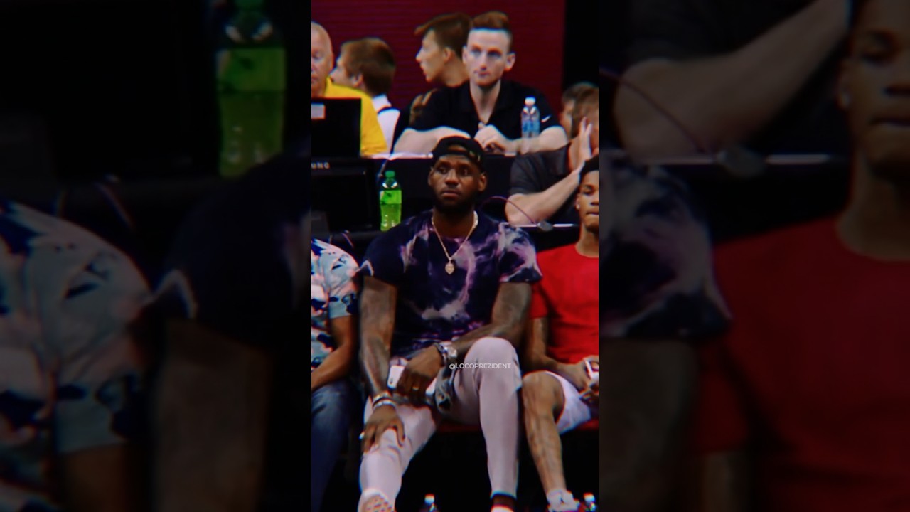 LeBron watching Summer League Lonzo 🔥 